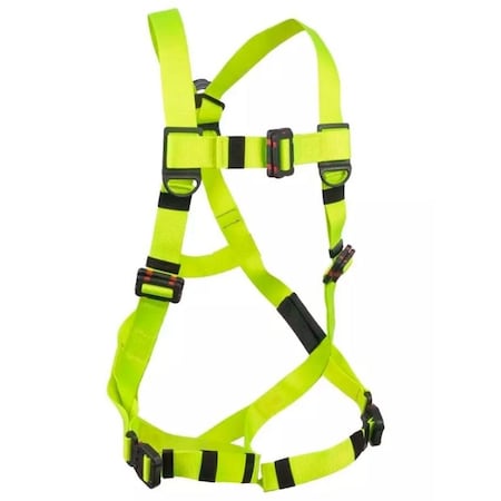 Safewaze Arc Flash Full Body Harness: Web Dorsal D, Dielectric Hardware, QC Chest QC Legs ARCFLASH